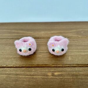 Adorable Labubu  Pink Slippers